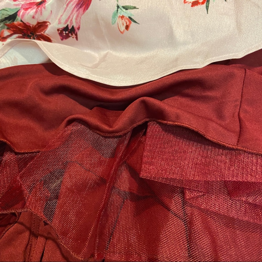 Trixxi Pocket Tulle Skirt Pleated Fit & Flare Cocktail Party Prom Homecoming - Picture 12 of 16